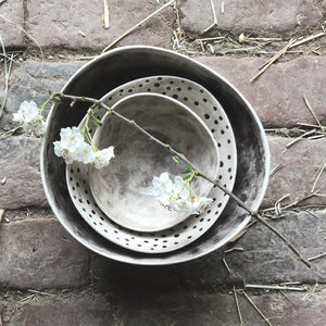 East of India Set of 3 bowls